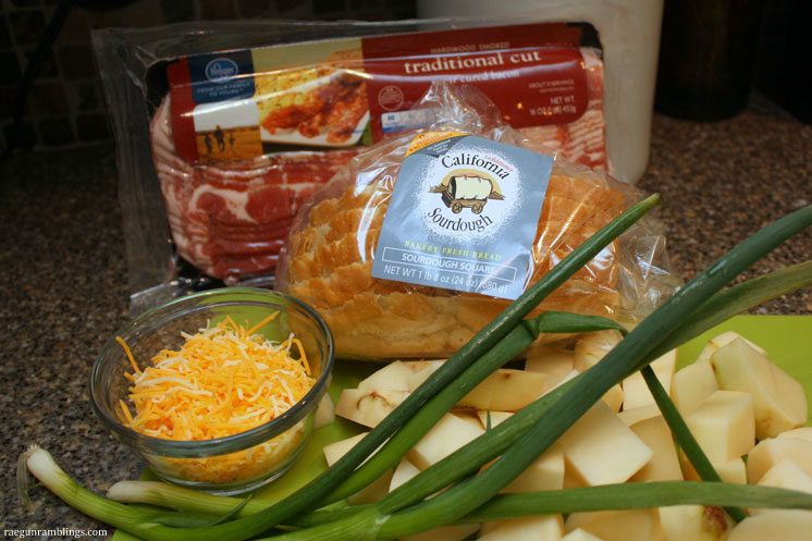 Easter-Croquettes- ingredients and how to make home made bread crumbs