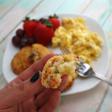 Breakfast potato bacon and cheese croquettes recipe