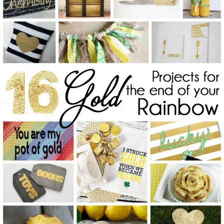 great gold diy projects for st. patrick's day and all year