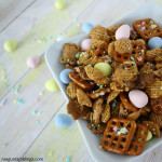 We're obsessed with this snack mix recipe. SO yummy make a double recipe to be safe.