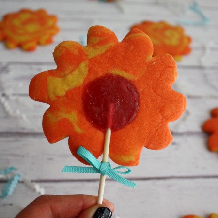 It's a keeper these are so yummy and easy. DIY flower cookie lollipop recipe and tutorial