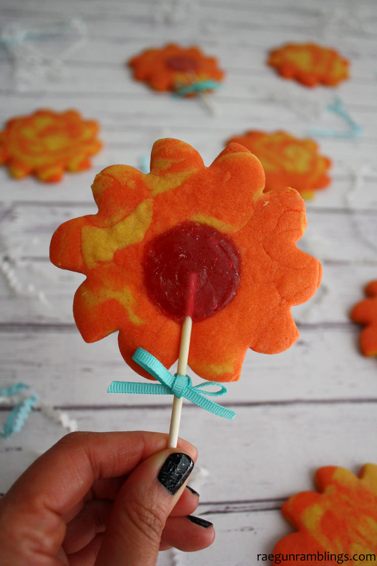 It's a keeper these are so yummy and easy. DIY flower cookie lollipop recipe and tutorial