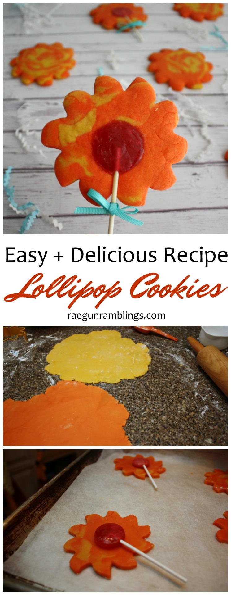 Made these lollipop cookies for the kiddo's class and they all loved them. The cookie recipe is delicious and really easy to make