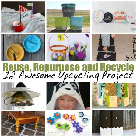 Creative ways to reuse, repurpose and recycle. 12 great DIY upcycling projects and tutorials.