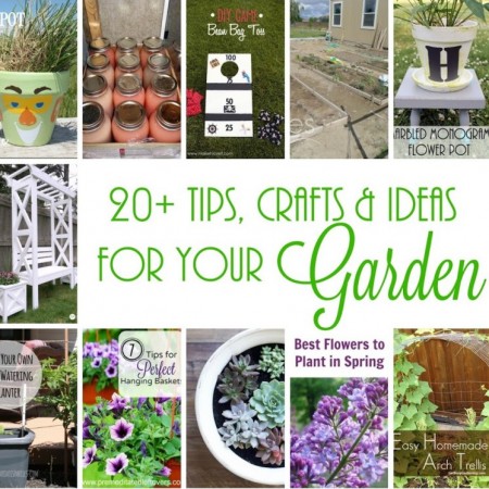 20+ Awesome Ideas, Crafts and Tips for Your Garden FB