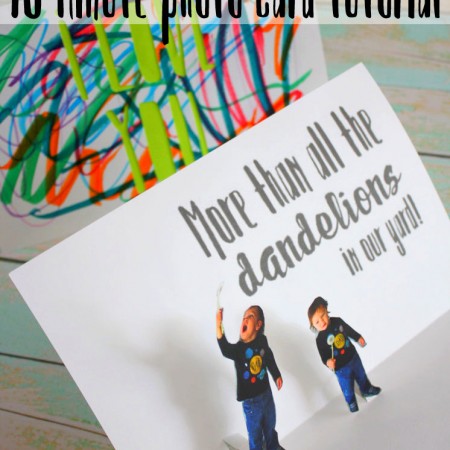Love this cute sassy Father's Day card idea. DIY pop up card tutorial.