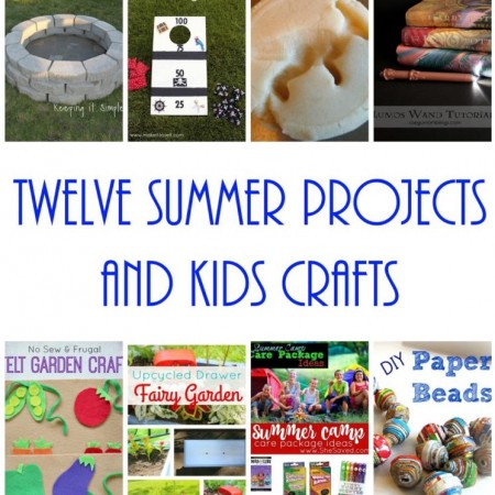 12 crafts and projects to do this summer squaer