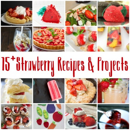 Tons of great recipes for strawberries and a few strawberry crafts too.