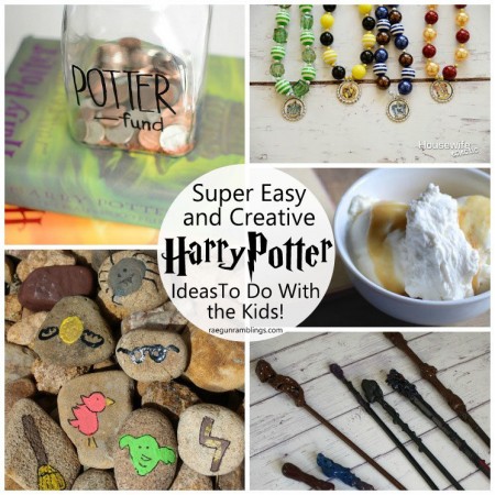 Fun Harry Potter inspired kid activities. Great boredom busters