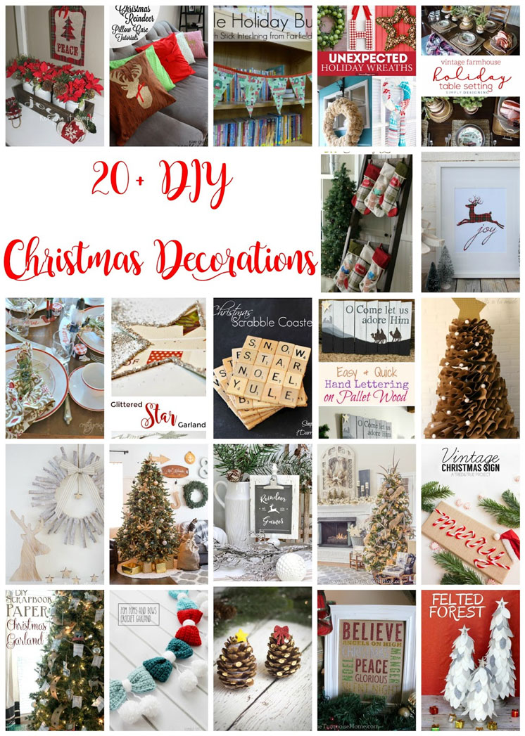 20+ DIY Christmas Decorations and Block Party - Rae Gun Ramblings