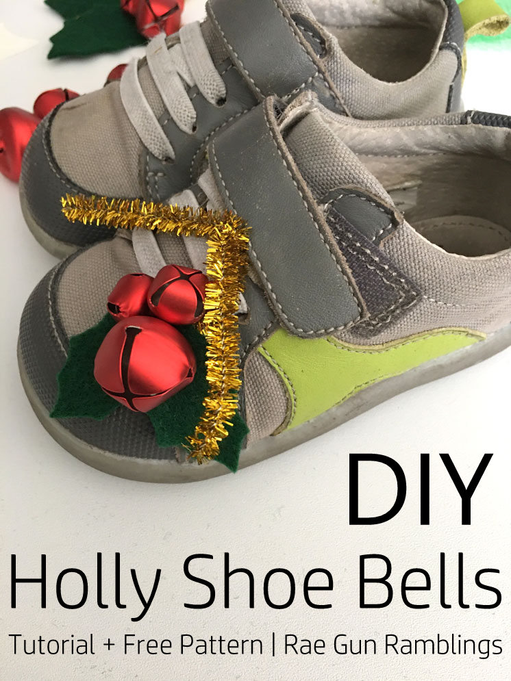 settlement Face up if you can DIY Holly Shoe Jingle Bells Tutorial - Rae Gun Ramblings