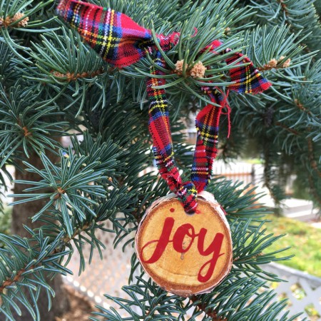 Easy DIY Joy Ornament Tutorial