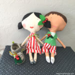Sew the cutest elf dolls and shoe jingle bells