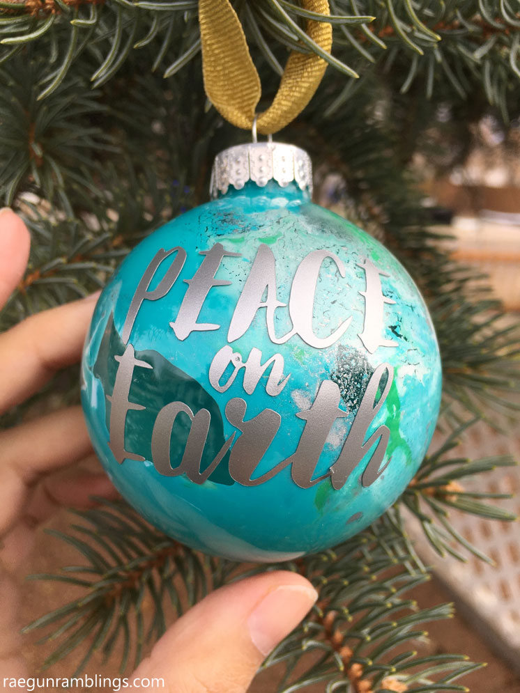 How To Make Gorgeous Peach On Earth Hand Painted Marble Cl How To Make Gorgeous Peach On Earth Hand Painted Marble Cl Ornaments Easy Tutorial Great