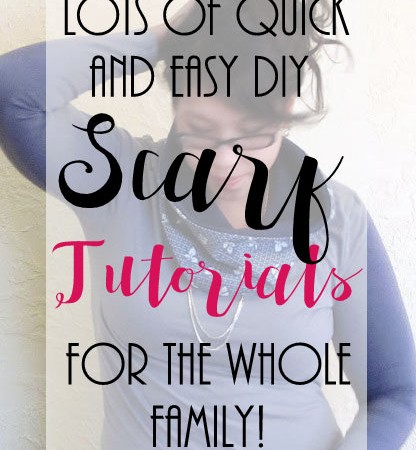 DIY Scarf tutorials for the whole family. Lots free sewing patterns for cowls, scars and other neck warmers.