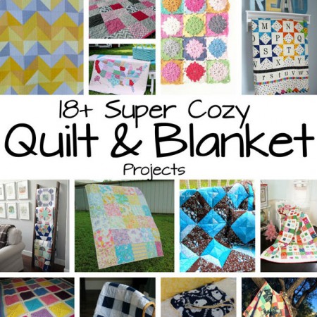 Perfect for crafting day lots of DIY quilt and blanket sewing tutorials