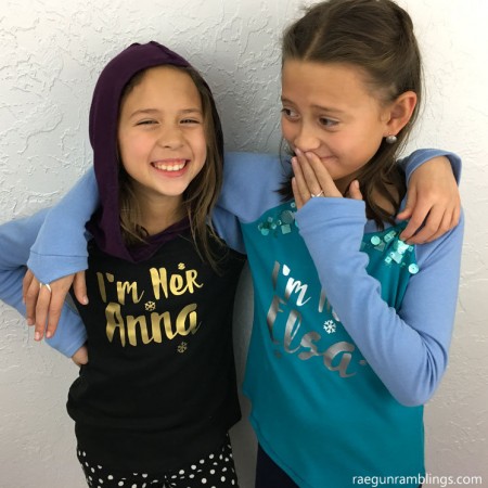 Frozen Elsa and Anna Shirt Tutorials