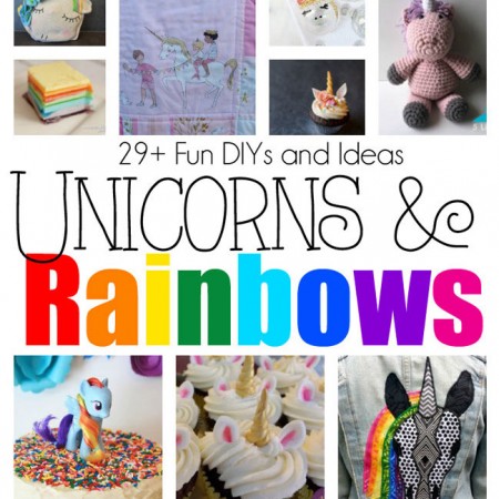 DIY unicorns and rainbow crafts