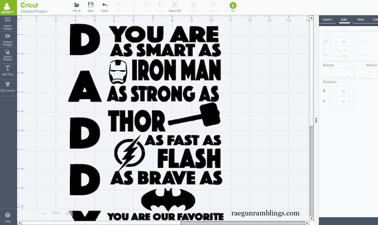 daddy superhero shirt diy template rae gun ramblings