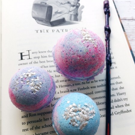 DIY Expecto Patronum Harry Potter Bath Bombs