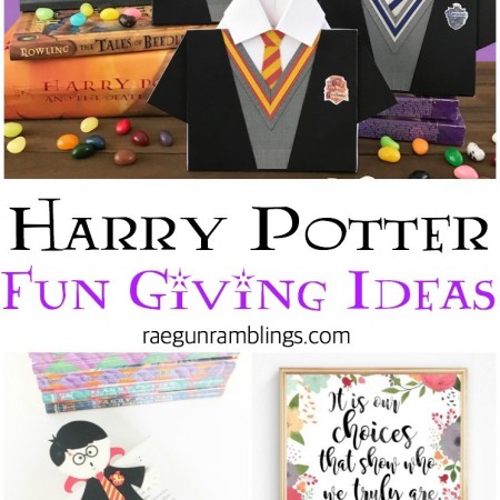 Harry Potter giving ideas printables and svgs