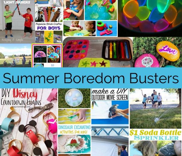 boredom busters kid activities