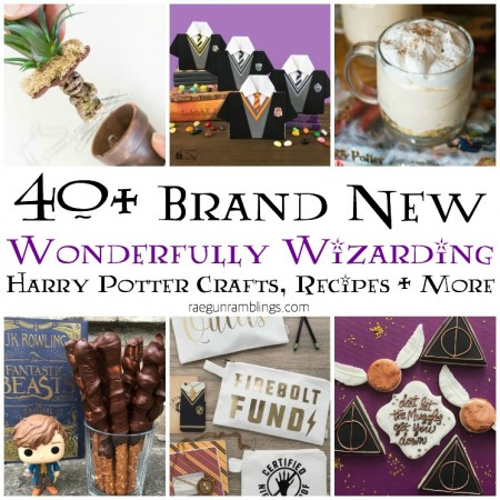 love this tons of NEW harry potter crafts recipes party ideas and files. 40 new ones in this post alone