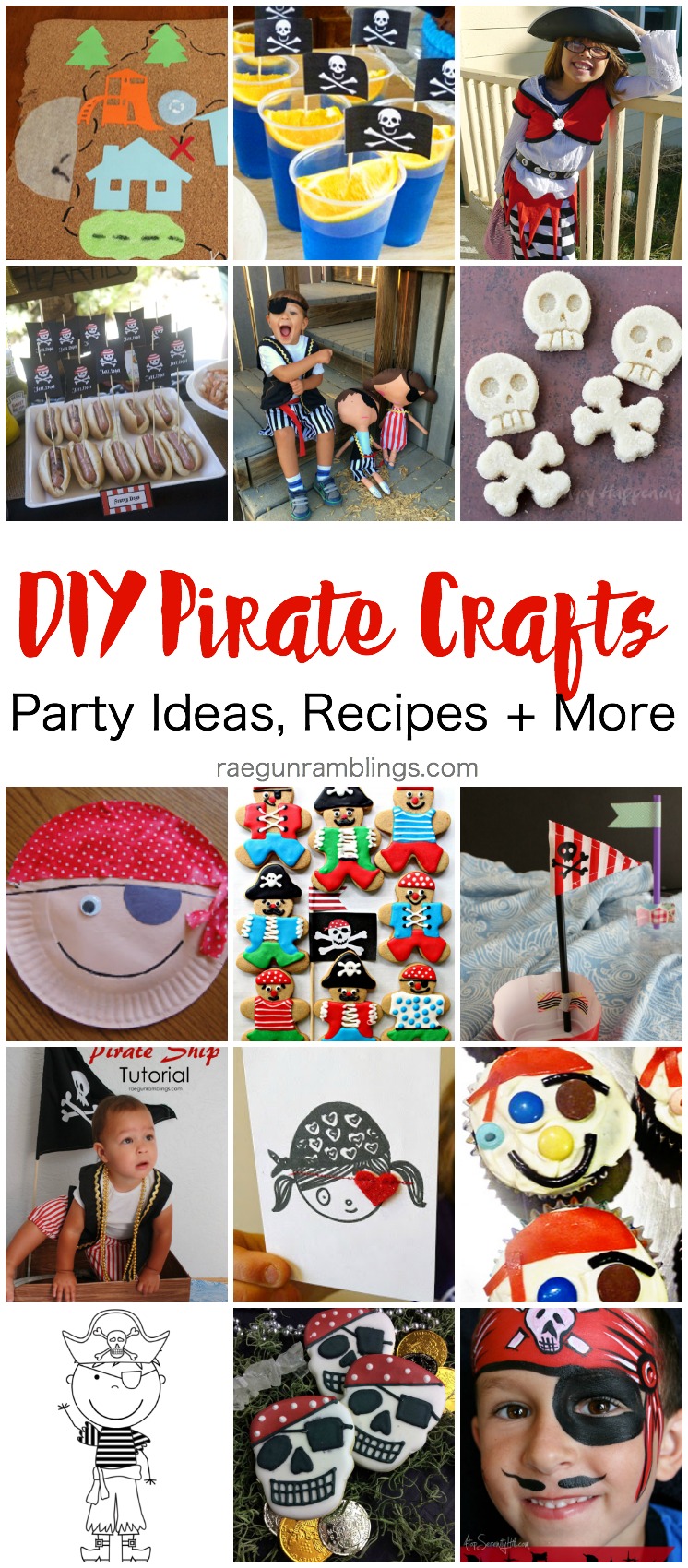 DIY Pirate Costumes, Crafts and Treat ideas {MMM #402 Block Party} -  Keeping it Simple