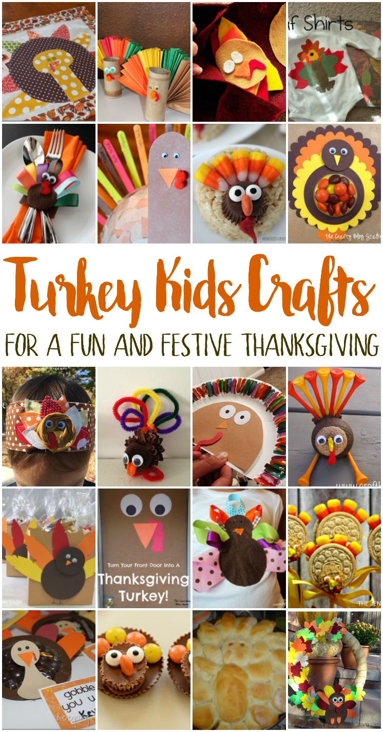 Awesome turkey kids crafts great thanksgiivng diy projects for children