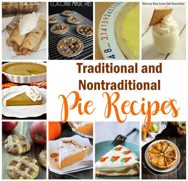 Dessert recipes for Traditional-and-Nontraditional-Pie-Recipes-great for thanksgiving