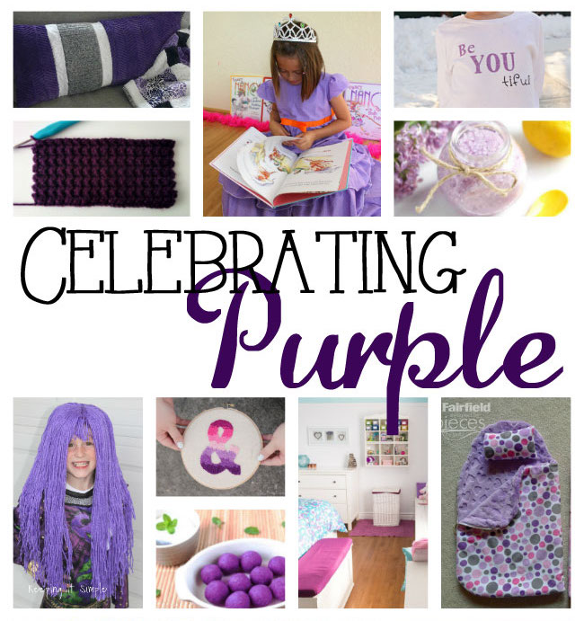 Awesome Purple crafts with free DIY tutorials great for parties