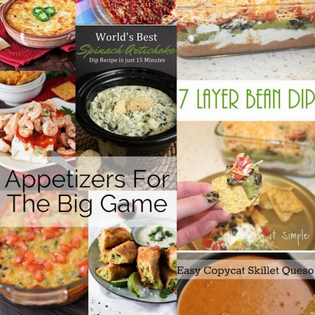 Must make Appetizers and Super-Bowl-Recipes