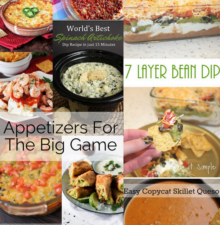 Must make Appetizers and Super-Bowl-Recipes