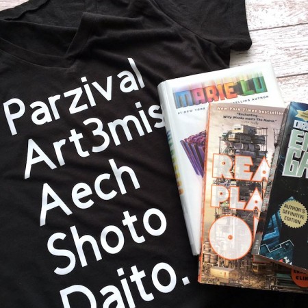 Must read books for ready player one fans and character shirt with free file
