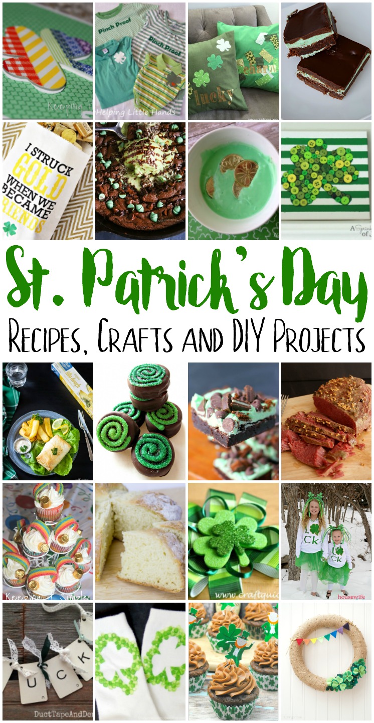 st. Patrick's Day recipes, Crafts and DIY Projects