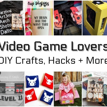 Awesome DIY crafts books and gift ideas for video game fans