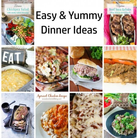 Easy and yummy dinner recipes and ideas great for weeknight family cooking