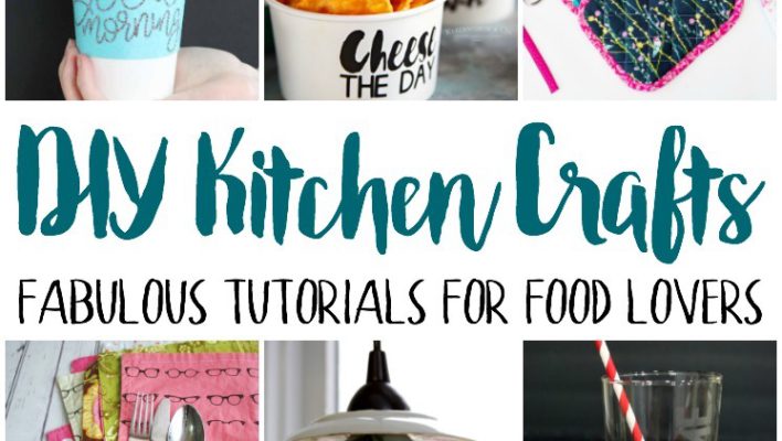 DIY Kitchen Craft Decor and Block Party