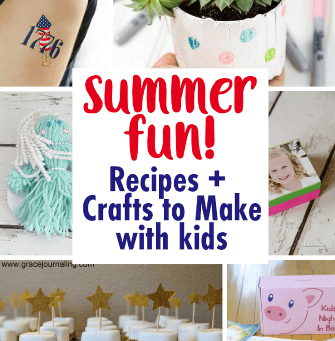 Aweseome DIY Kids-Crafts-and-Recipes for Summer Break