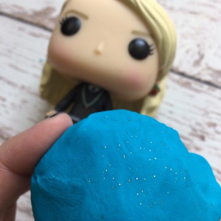 crazy easy glitter playdough tutorial with great texture