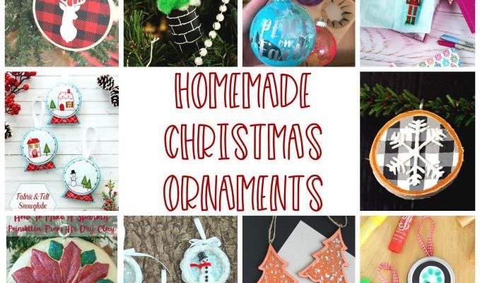 Homemade Christmas Ornaments and Block Party