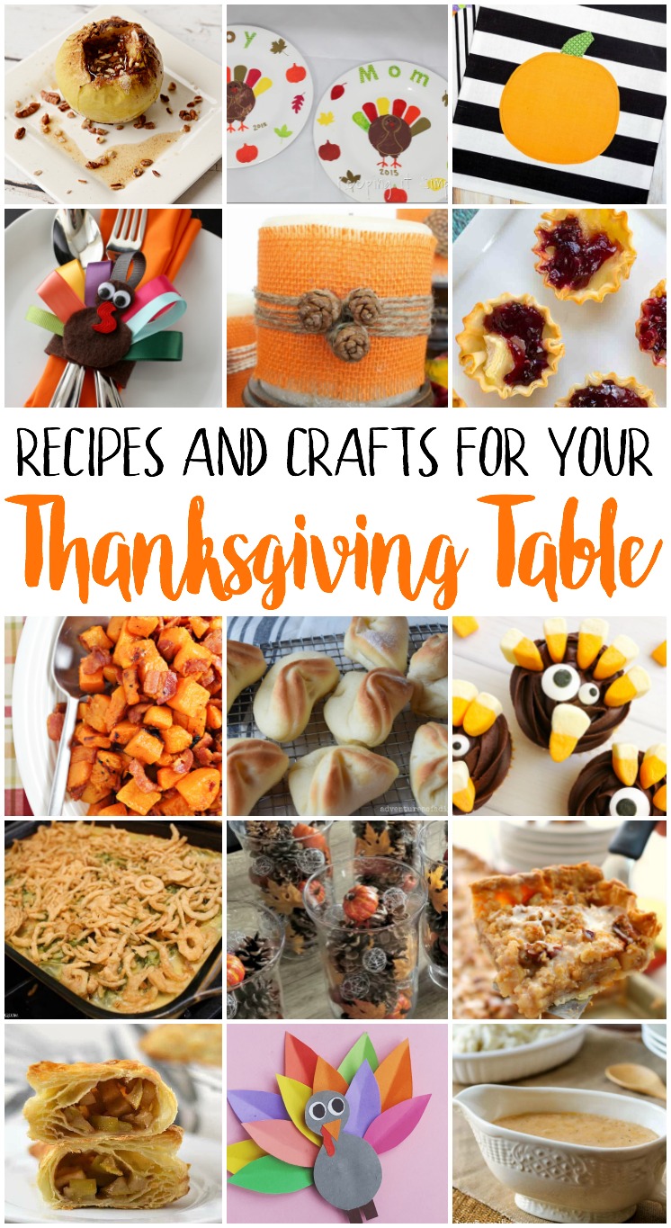 Easy Thanksgiving recipes and DIY Thanksgiving Craft ideas