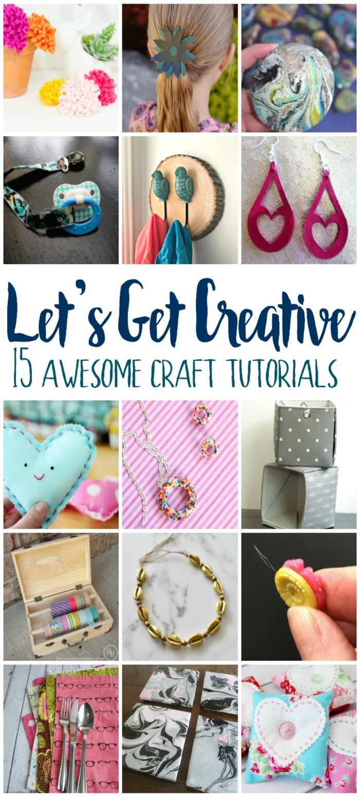 Lots of great craft ideas perfect for completing in a weekend. Tutorials and DIy ideas.