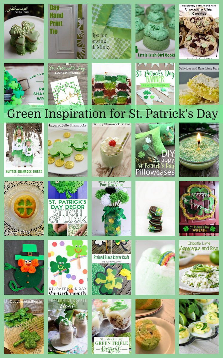 St. Patrick's Day Green DIY projects and recipes