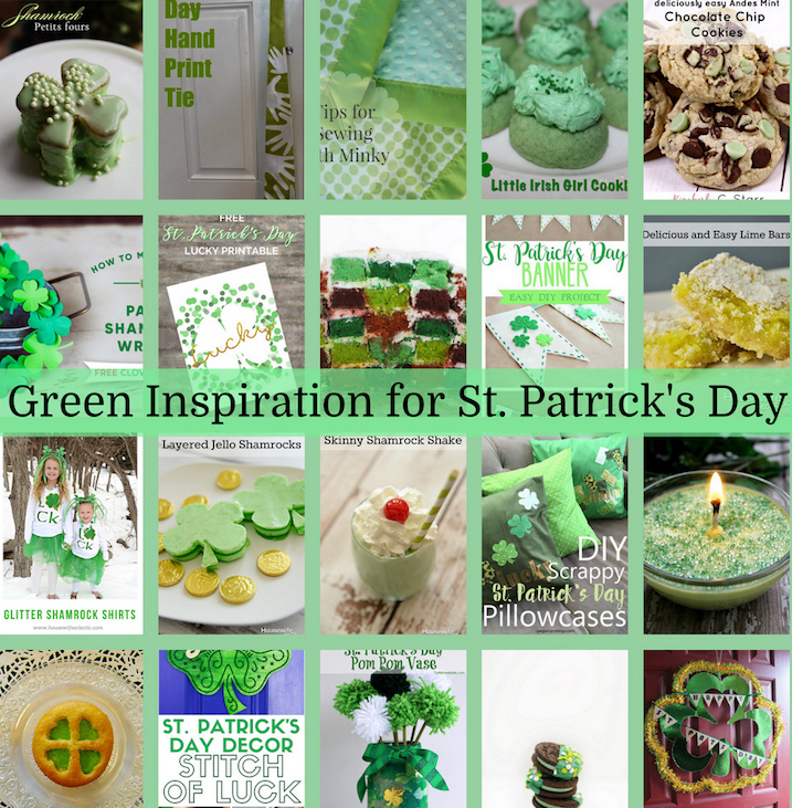 St. Patrick's Day Green recipes and DIY projects