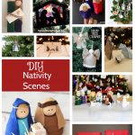 DIY Nativity Sets Tutorials and Inspiration great for teaching the true meaning of Christmas