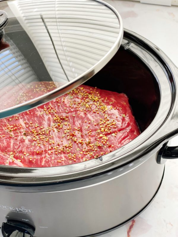 How To Cook Corned Beef Round In Crock Pot?