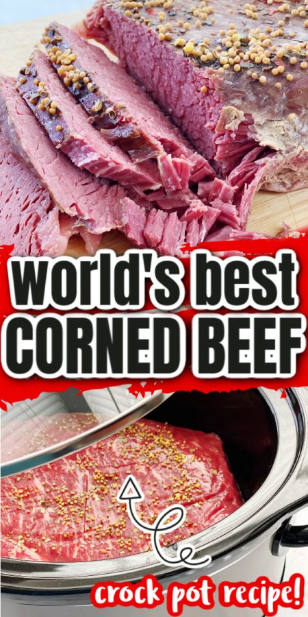 How to make corned beef in the crock pot. super easy recipe turns out perfect every time
