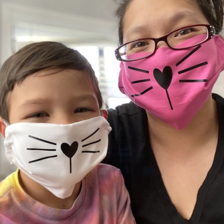 easy cat face mask tutorial