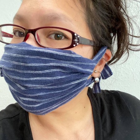 fast new sew mask made from a tshirt. diy insructions